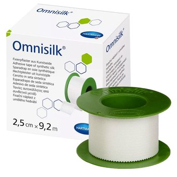 Omnisilk Пластырь фиксирующий, 2.5 см х 920 см, пластырь медицинский, 1 шт, шелковая основа фото