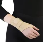 B.Well Med Бандаж на руку, универсальный, 1 шт, бежевый, арт. W-245, на лучезапястный сустав, регулируемый фото