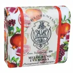 La Florentina мыло туалетное, мыло твердое, 106 г, 1 шт, гранат + красный виноград фото 