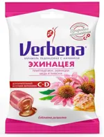 Verbena Эхинацея карамель с начинкой, леденцы, 60 г, 1 шт. фото