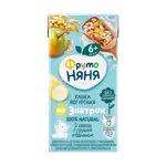 Фрутоняня каша молочная йогуртная 5 злаков, каша, 200мл, 1 шт, банан + груша фото