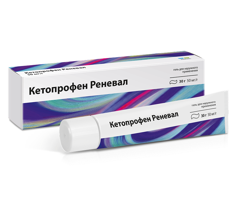 Кетопрофен Реневал, 50 мг/г, гель для наружного применения, 30 г, 1 шт. фото