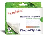 Парапран повязка атравматическая антимикробная с хлоргексидином, 5 см х 7.5 см, повязка стерильная, 5 шт. фото