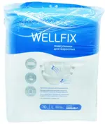 Wellfix Подгузники для взрослых, L, 10 шт. фото