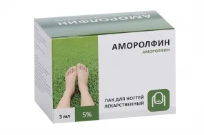 Аморолфин, 5%, лак для ногтей лекарственный, 3 мл, 1 шт. фото