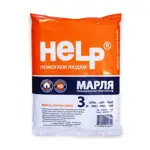 Help отрез марлевый медицинский нестерильный, 3 м х 90 см, 1 шт, 36 г/м2 фото