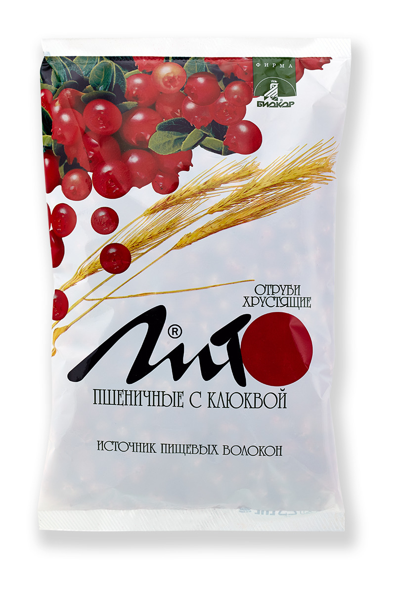 Лито Отруби хрустящие сладкие с кальцием, гранулы, 200 г, 1 шт, клюква фото