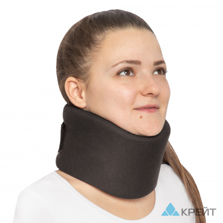 Крейт Бандаж для шейного отдела, р. 9, 1 шт, черный, арт. F-323 из гипоаллергенного поролона фото