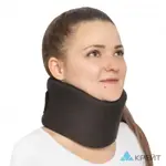 Крейт Бандаж для шейного отдела, р. 12, 1 шт, черный, арт. F-323 из гипоаллергенного поролона фото