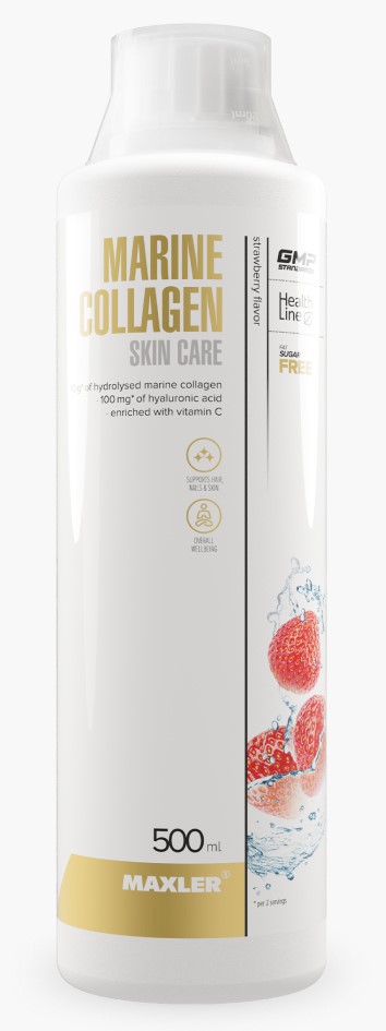 Maxler Морской коллаген для кожи, раствор, 500 мл, 1 шт, клубника фото