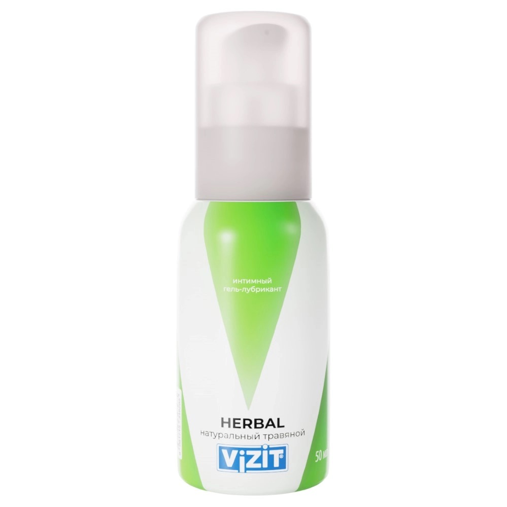 Vizit Herbal натуральный травяной гель-лубрикант, гель, 50 мл, 1 шт. фото