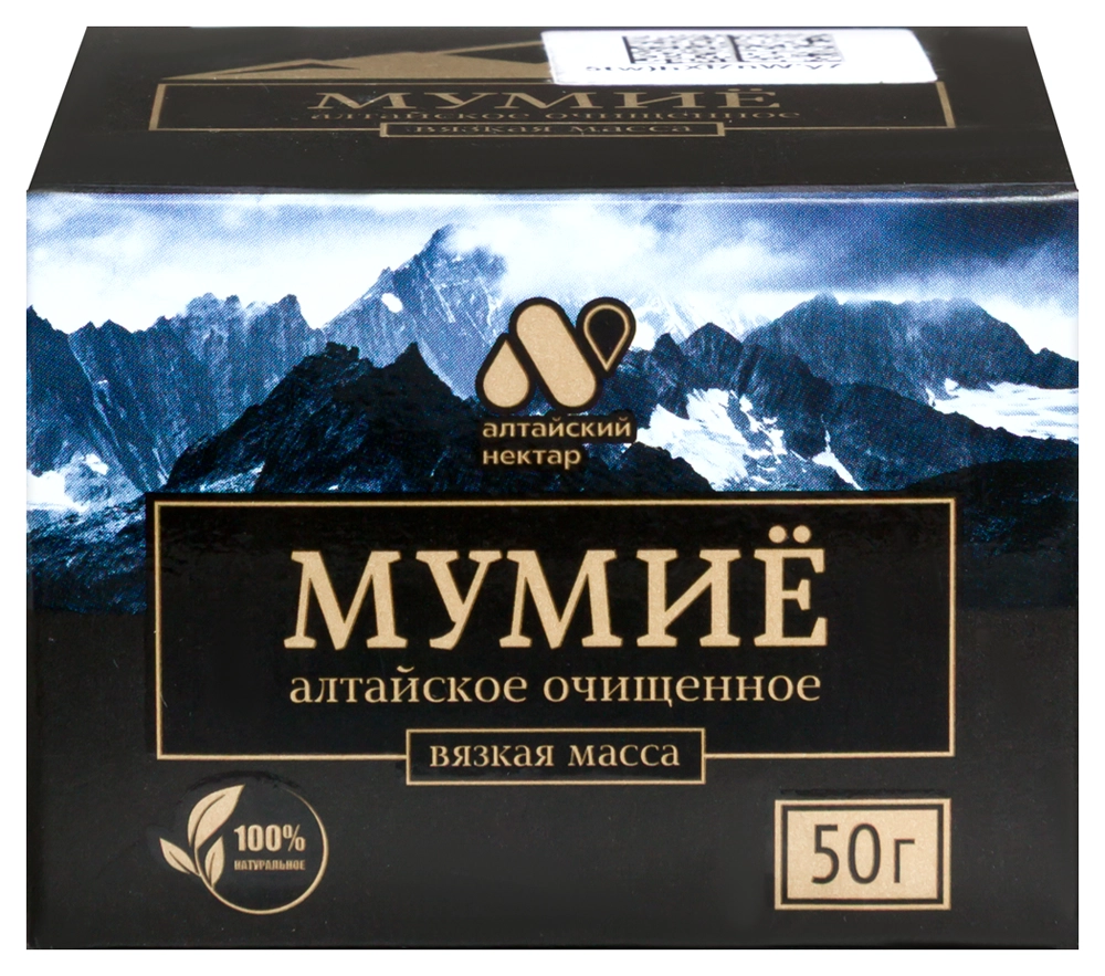 Алтайский Нектар Мумие вязкая масса, 50 г, 1 шт. фото