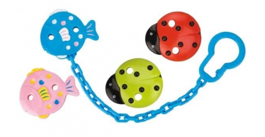 Canpol Клипса-держатель для пустышек, 1 шт, цвет в ассортименте, арт. 10/873 фото