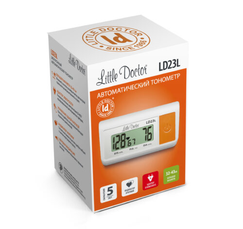 Little Doctor Тонометр автоматический на плечо LD-23L, 1 шт, с большой манжетой (32-43 см) и адаптером фото
