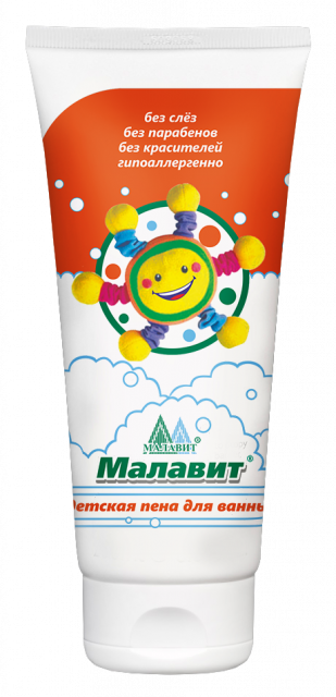 Малавит, пена для ванн, 200 мл, 1 шт, солнышко фото