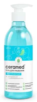 Ceramed Гель для умывания бессульфатный, гель для умывания, 400 мл, 1 шт, для нормальной и комбинированной кожи фото
