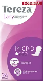 TerezaLady Micro Прокладки урологические, 24 шт, 1 капля фото