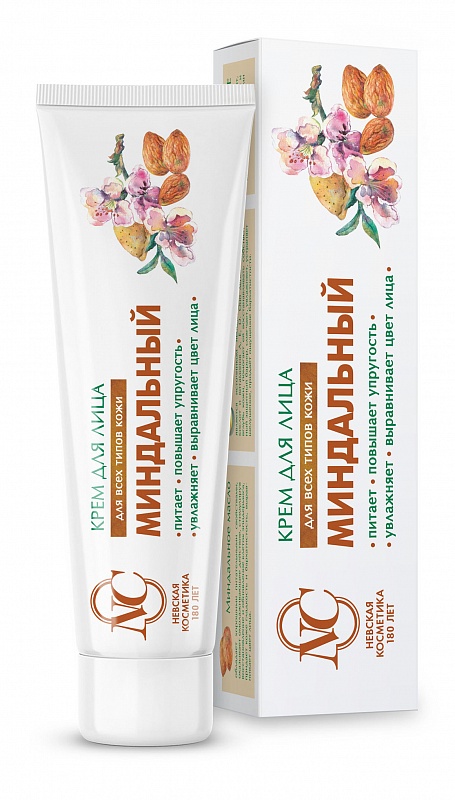 Невская Косметика Миндальный, крем для лица, 40 мл, 1 шт, для всех типов кожи фото
