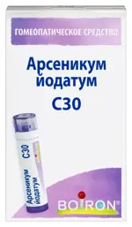 Арсеникум йодатум С30, гранулы гомеопатические, 4 г, 1 шт. фото