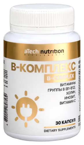 Atech nutrition B-комплекс, капсулы, 30 шт. фото