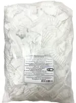 Шапочка модель плиссе спанбонд, размер 54-62 длина 48, 125 шт, белого цвета, плотность 15г/м2, нестерильная фото