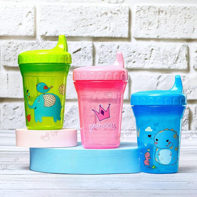 Бусинка поильник-непроливайка с носиком, 230 мл, 1 шт, арт. 1209 фото