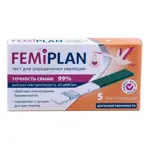 Femiplan Тест для определения овуляции, тест-полоска, 5 шт. фото