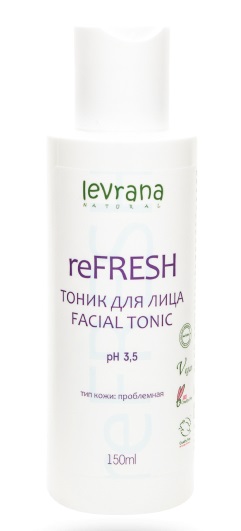 Levrana Тоник для лица ReFresh, тоник, 150 мл, 1 шт. фото