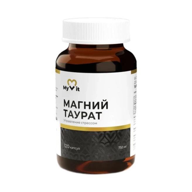 MyVit Магний таурат, капсулы, 120 шт. фото