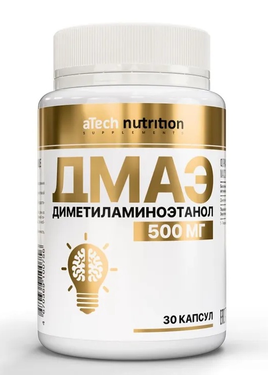 Atech nutrition ДМАЭ, 500 мг, капсулы, 30 шт. фото