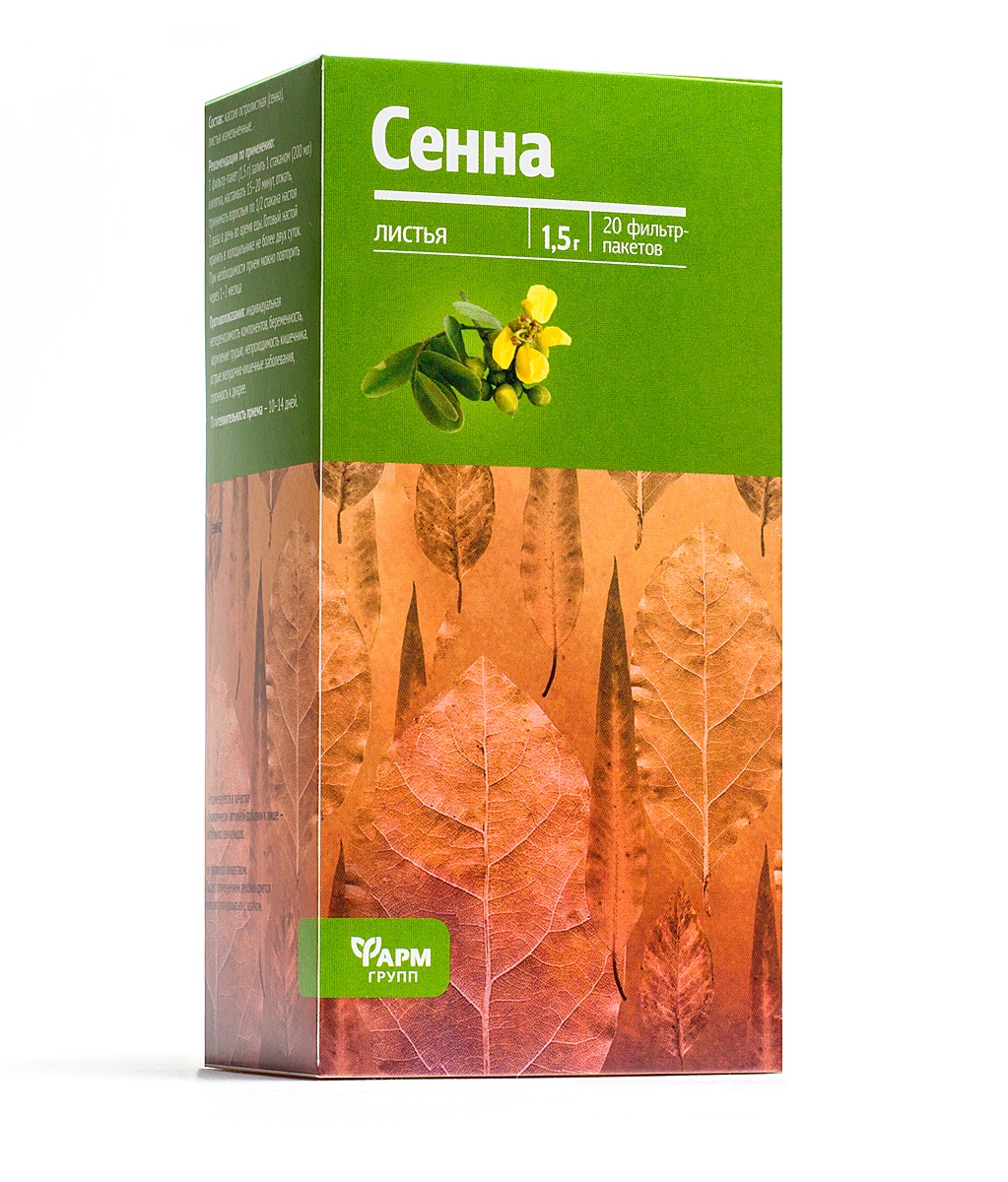 Сенна листья, фиточай, 1.5 г, 20 шт. фото