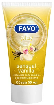 Favo гель-смазка интимная Чувственная ваниль, гель, 50 мл, 1 шт. фото