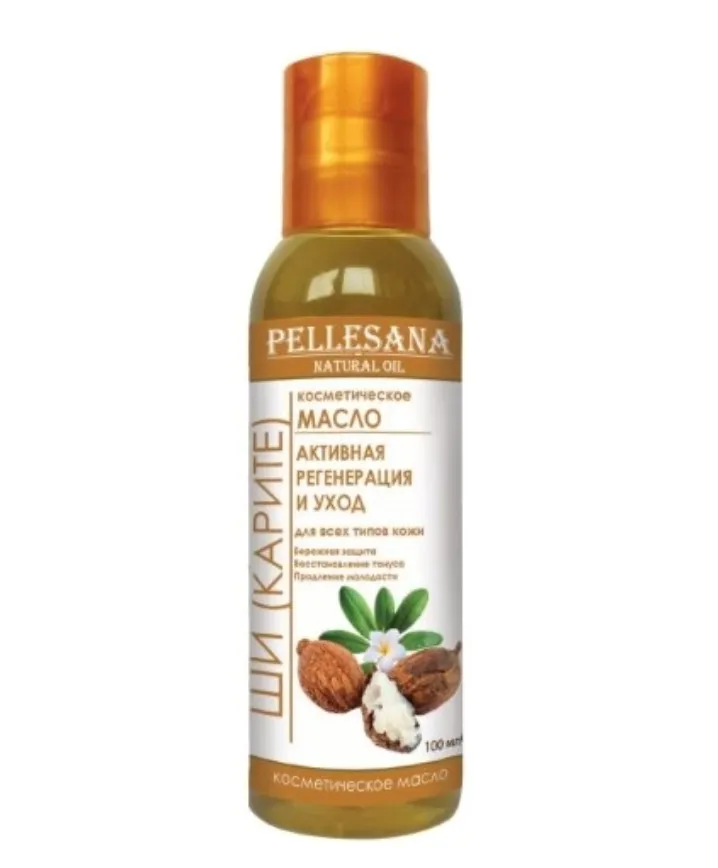 PELLESANA Масло косметическое ши (карите), масло косметическое, 100 мл, 1 шт. фото