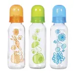 Пома Бутылочка стеклянная быстрый поток, 260 мл, 1 шт, 6+ месяцев, с силиконовой соской, арт. 3210 фото