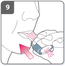 Инструкция по применению Онбрез Бризхалер, 150 мкг, капсулы с порошком для ингаляций, в комплекте с ингалятором Бризхалер, 30 шт. - схема 10