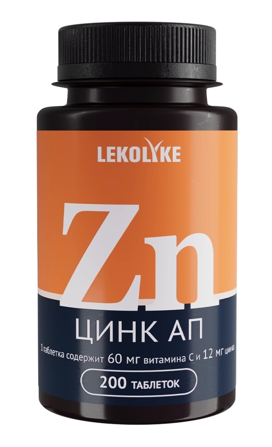 Lekolike Цинк АП, таблетки, 200 шт. фото