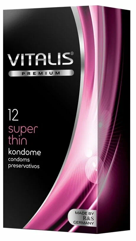 Vitalis Premium Ultra Thin Презервативы ультратонкие, презервативы, 12 шт. фото