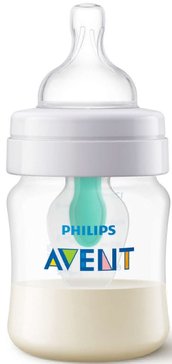 Avent AirFree Бутылочка Анти-коликовая с клапаном, 125 мл, 1 шт, арт. SCF810/14 фото