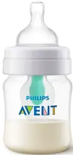 Avent AirFree Бутылочка Анти-коликовая с клапаном, 125 мл, 1 шт, арт. SCF810/14 фото