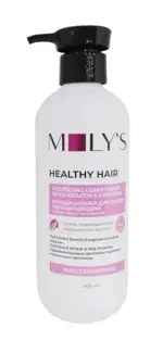Молис кондиционер для волос увлажняющий с кератином и протеинами, кондиционер, 400 мл, 1 шт. фото