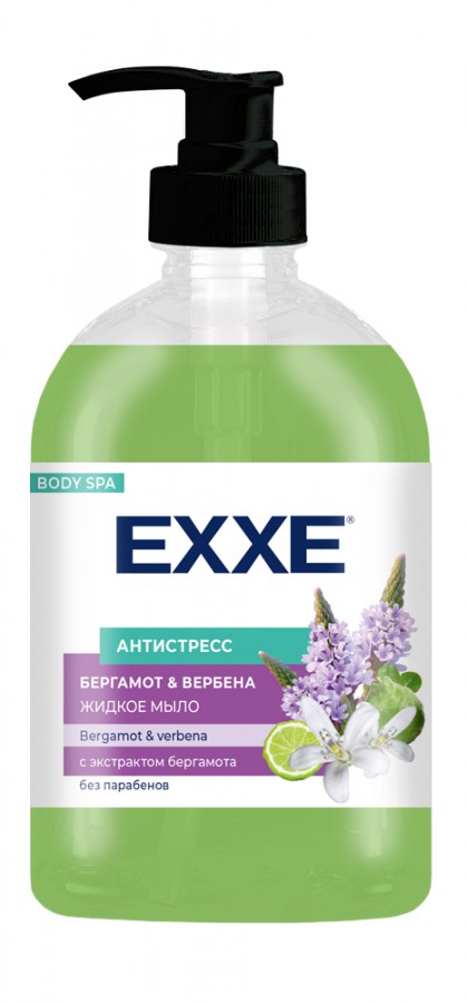 Exxe Мыло жидкое, мыло, 500 мл, 1 шт, бергамот + вербена фото