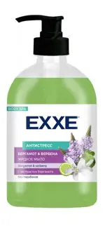 Exxe Мыло жидкое, мыло, 500 мл, 1 шт, бергамот + вербена фото