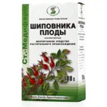 Шиповника плоды низковитаминные, сырье растительное измельченное, 100 г, 1 шт. фото