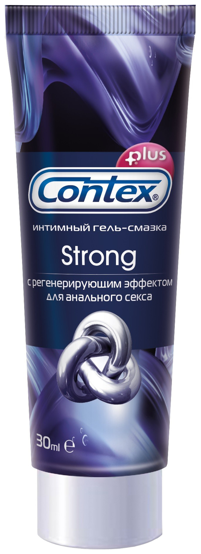 Гель-смазка для интимного применения Contex Strong, гель, 30 мл, 1 шт, с регенерирующим эффектом фото