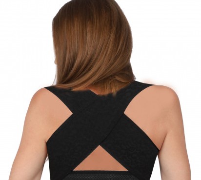 Крейт Реклинатор ортопедический, р. 2, 1 шт, черный, арт. Д-130 из кружевного полотна фото