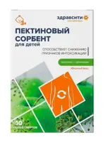 Здравсити Пектиновый сорбент, порошок для приема внутрь, 7 г, 10 шт, яблоко, для детей фото