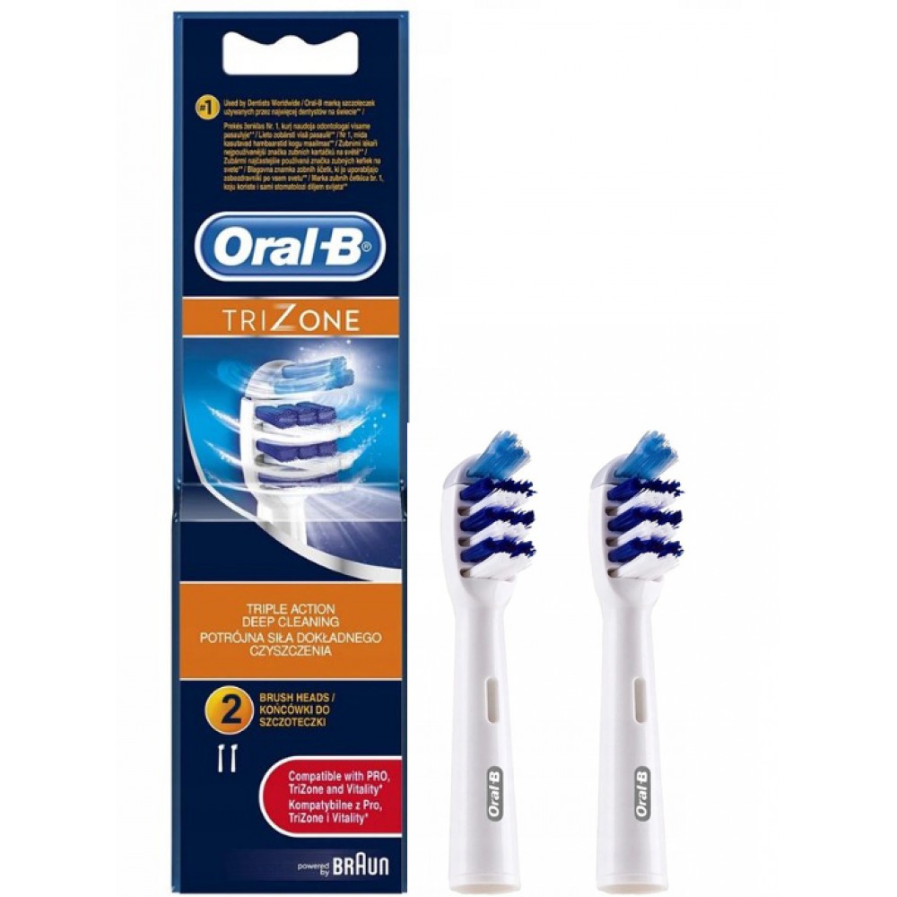 Oral-B trizone eb30 Насадки для электрических зубных щеток, 2 шт. фото