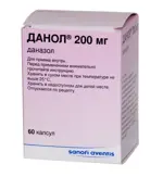 Данол, 200 мг, капсулы, 60 шт. фото