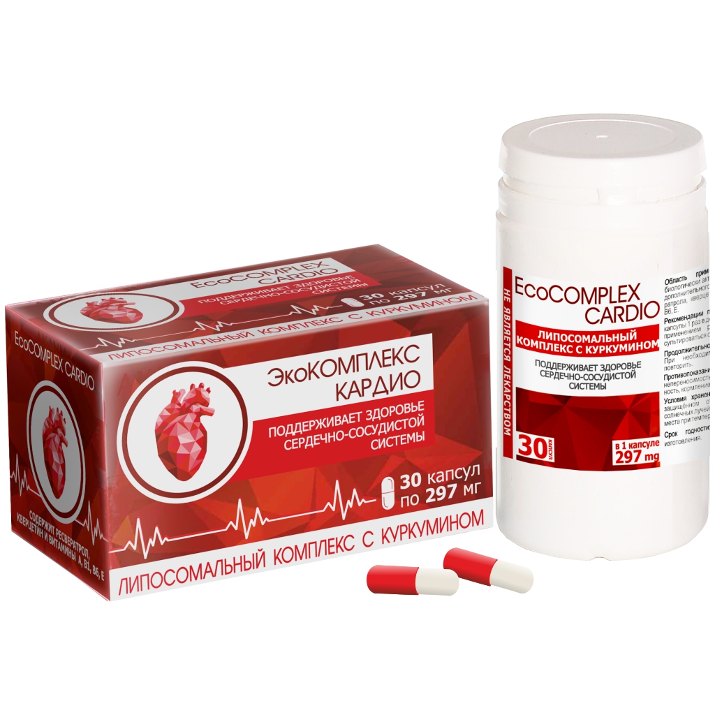 ЭкоКОМПЛЕКС КАРДИО, 297 мг, капсулы, 30 шт. фото