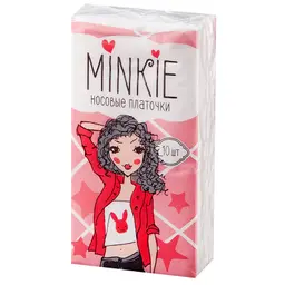 Минки Платочки бумажные носовые, 10 шт. фото